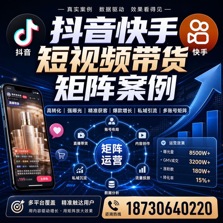 海北短视频带货团队多平台矩阵自动分发案例
